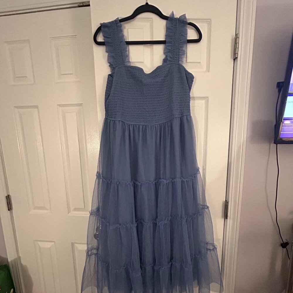 NWT Blue Midi Dress